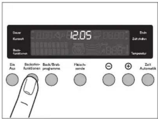 Juno Electrolux JEH66601 - Backofen-Funktion ausschalten - 1