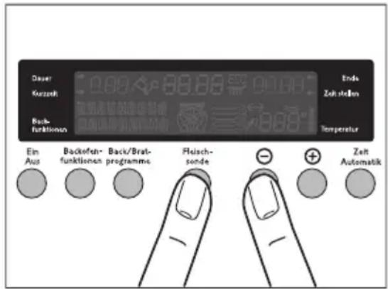 Juno Electrolux JEH65901A - Zeitanzeige ausschalten - 3