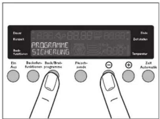 Juno Electrolux JEH65901A - Tastenverrieglung einschalten - 1