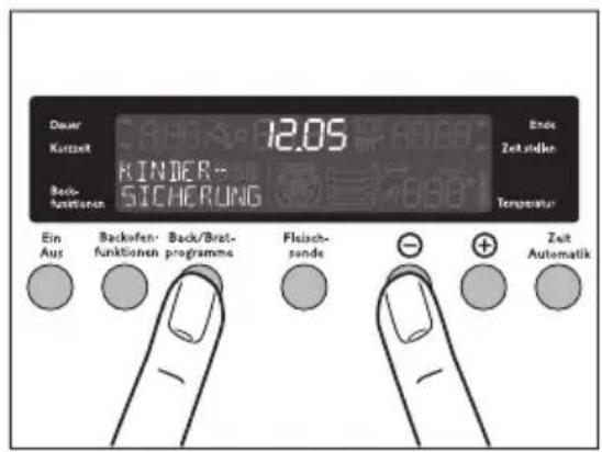 Juno Electrolux JEH65901A - Kindersicherung einschalten - 1