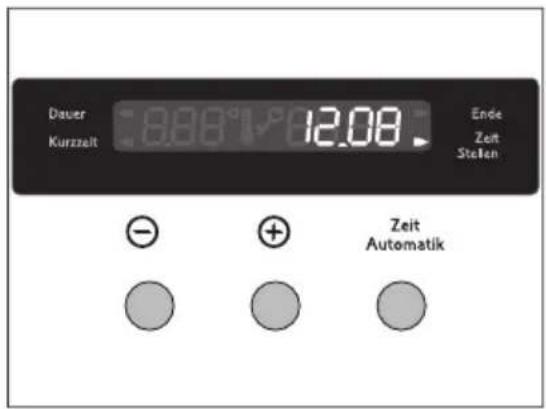 Juno Electrolux JEH65501A - Tageszeit einstellen - 4