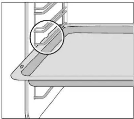 Juno Electrolux JEB98601E - Backblech bzw. Fettpfanne einsetzen: - 1
