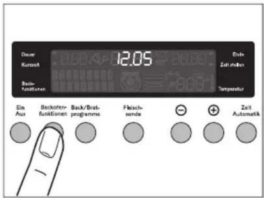 Juno Electrolux JEB98601E - Backofen-Funktion ausschalten - 1