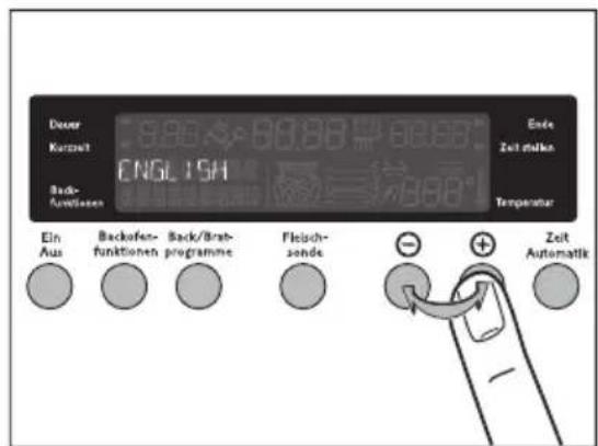 Juno Electrolux JEB98601E - Sprache einstellen - 3