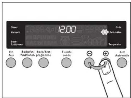 Juno Electrolux JEB66601E - Tageszeit einstellen und ändern - 3