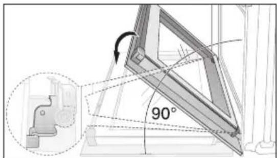 Juno Electrolux JEB66601E - Backofen-Tür aushängen - 1