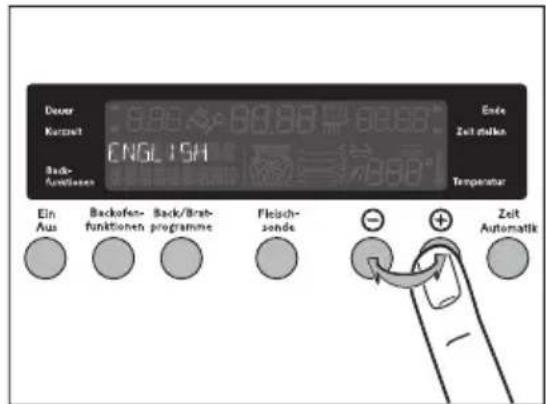 Juno Electrolux JEB65901E - Sprache einstellen - 3