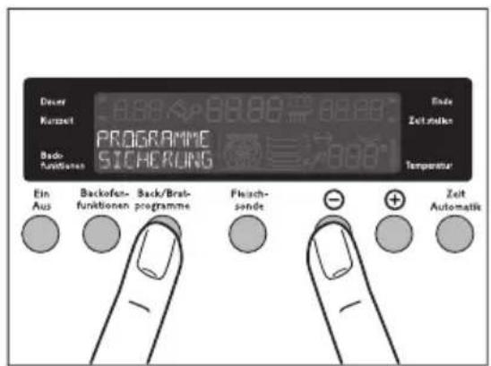 Juno Electrolux JEB65901E - Tastenverrieglung einschalten - 1