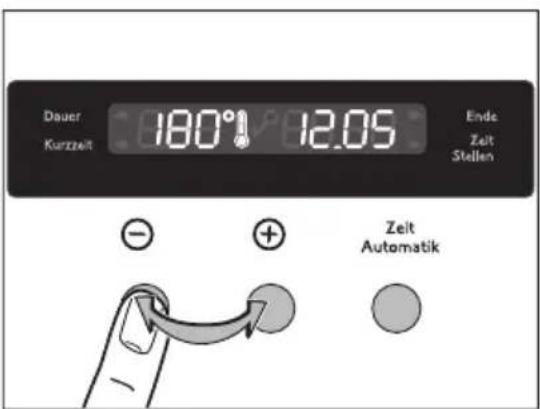 Juno Electrolux JEB65501A - Backofentemperatur ändern - 1