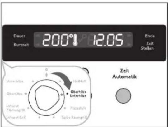 Juno Electrolux JEB65501A - Backofen einschalten - 1