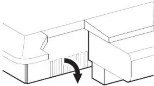 SMEG PM3912WLDDE - Position der Aussparung für die Klemmen - 2