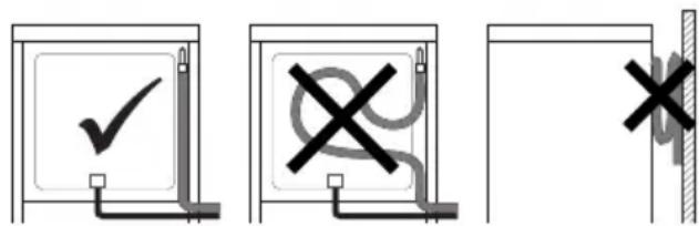 SMEG CPF9GPOGD - Anschluss mit einem Gummischlauch - 1