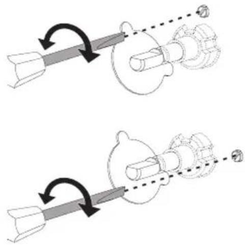 SMEG TR90PD9 - Einstellung der Kleinstellung für Erd- oder Stadtgas - 1