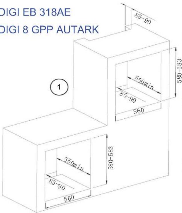 Respekta DIGI EB 318AE - Geräteeinbau - 1