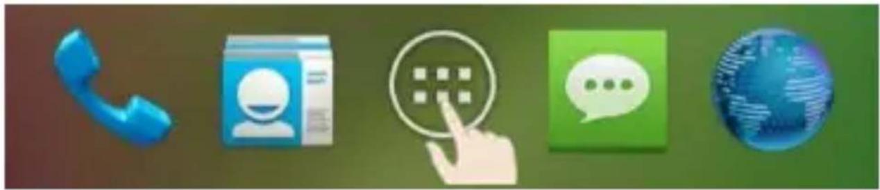 HISENSE HS-U800 - Die App-Seite aufrufen - 1