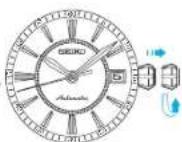 SEIKO Presage SRP691J1 - EINSTELLEN VON UHRZEIT UND DATUM (FÜR KAL. 4R35 UND KAL. 4R37) - 1