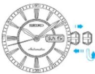 SEIKO Presage SRPB69J1 - Einstellen des Datums am Monatsanfang - 1