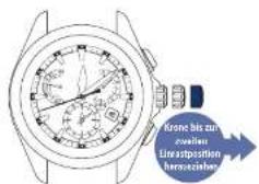 SEIKO Astron SSE107J1 - Krone bis zur zweiten Einrastposition herausziehen - 1