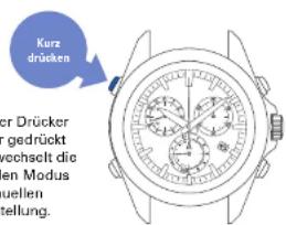SEIKO Astron SSE005J1 - Betätigen Sie kurz den Drücker B - 1