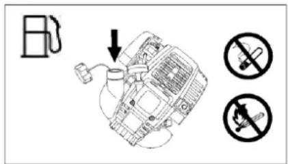 MAKITA EM4340L - Starten der Motorsense - 5