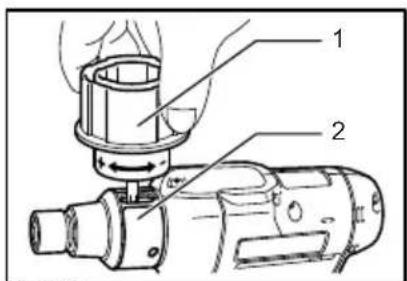 MAKITA BFH040 - Einstellen des Anzugsmoments - 1