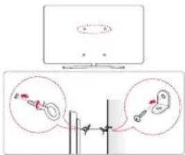 LG 65UK6470 - Sicherung des Fernsehers an der Wand - 1
