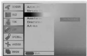 LG 42PX4DVA - Einstellung der Zeitzone - 1
