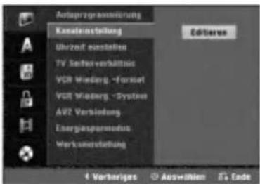 Aufspragswertung Kesatzanstellung Überzeit sanstelling TV Sondereverhältnis VOL Wiederg -Format VOL Wiederg -System ART Verbindung Energiepensions Verkursatstellung Editoren 4 Verberiges Auswählen 2+ Ende