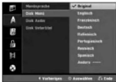 Nordysprache Disk Manz Disk Audio Disk Unterstitel Original English French/Inch Deutsch Haflemisch Portugiesisch Research Spanish Anders Vorheriges Auswahlen Ende