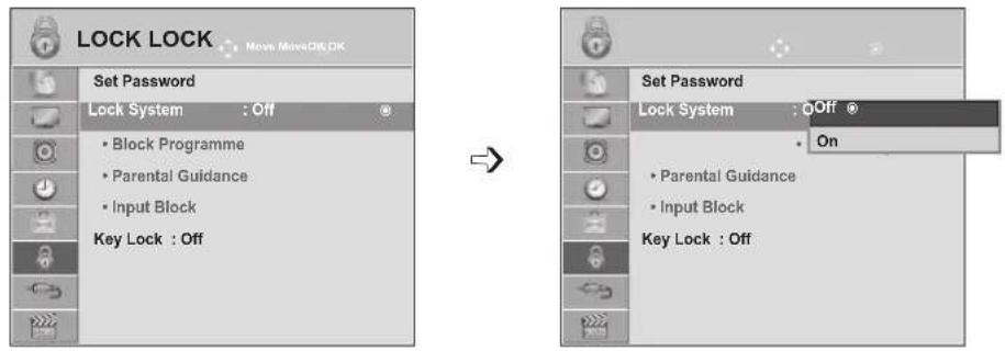 LG M2280D-PR - SET PASSWORD & LOCK SYSTEM - 1
