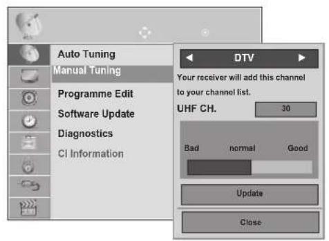 LG M2280D-PR - MANUAL PROGRAMME TUNING (IN DIGITAL MODE) - 2