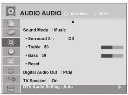 LG M2280D-PR - DTV AUDIO SETTING (IN DIGITAL MODE ONLY) - 1