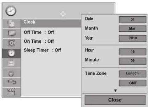 LG M2280D-PR - CLOCK SETUP - 2