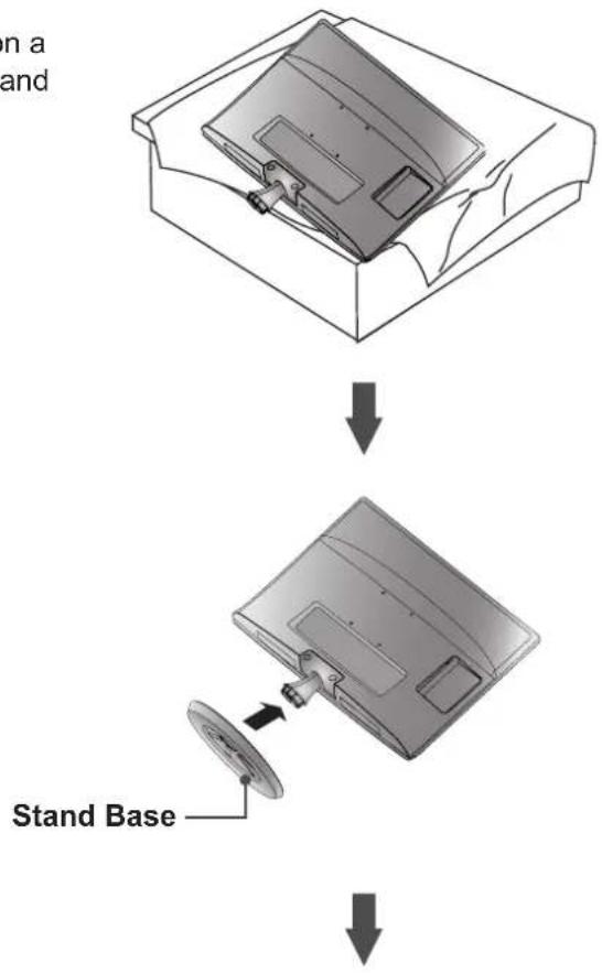 LG M2280D-PR - STAND INSTALLATION - 1