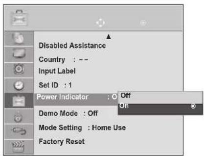 LG M2280D-PR - Power indicator Off - 2