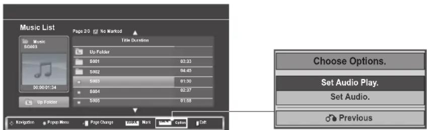 LG M2280D-PR - Using the Music List function, play - 1