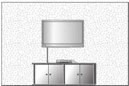 LG M2280D-PR - WALL MOUNT : HORIZONTAL INSTALLATION - 1
