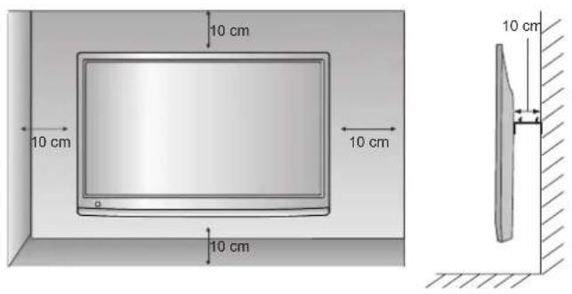 LG M2280D-PR - WALL MOUNT : HORIZONTAL INSTALLATION - 2