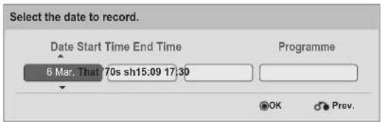 LG M2280D-PR - Button Function in Record/Remind Setting Mode - 5