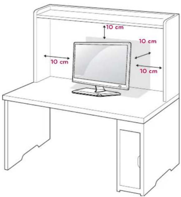 LG M1931D - Mounting on a table - 1