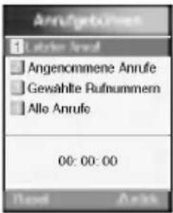 LG L5100 - Anrufdauer [Menü 3-5] - 1