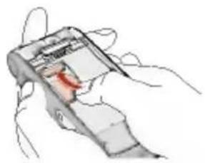 LG L5100 - Install the SIM card. - 1