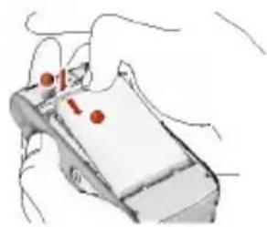 LG L5100 - Install the battery. - 1