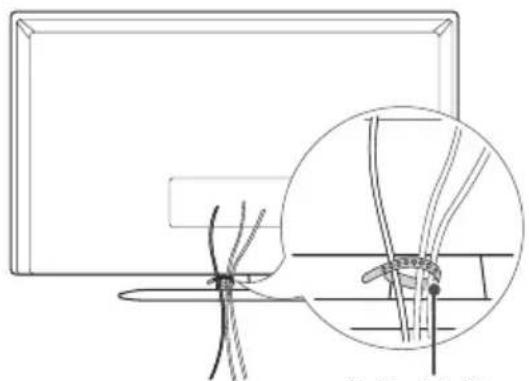 LG 22LY540M - Tidying cables - 1