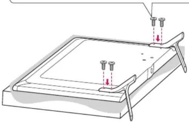 LG 22LY540M - Attaching the stand - 3