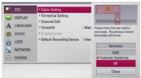 LG HR925C - Cable Setting (Auto Tuning) - 2