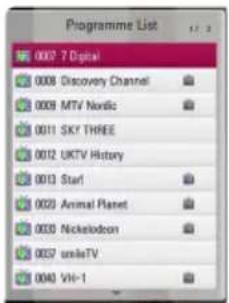 LG HR925C - Changing Digital TV programmes - 1