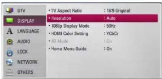 LG HR925C - Resolution Setting - 2