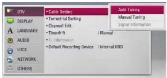 LG HR925C - Cable Setting (Auto Tuning) - 1