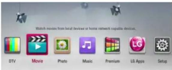 LG HR925C - Playback content in the USB device - 2